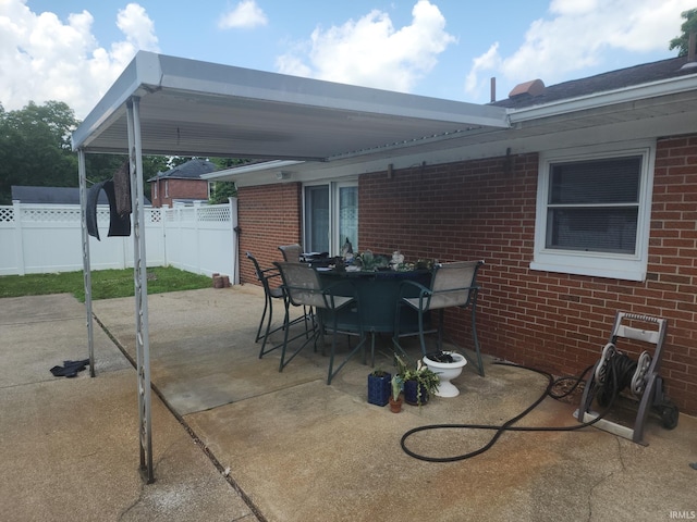 803 Stanley St, Logansport, IN 46947 - view of patio / terrace with outdoor dining space