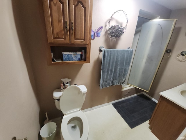 803 Stanley St, Logansport, IN 46947 - bathroom with a walk in shower and vanity