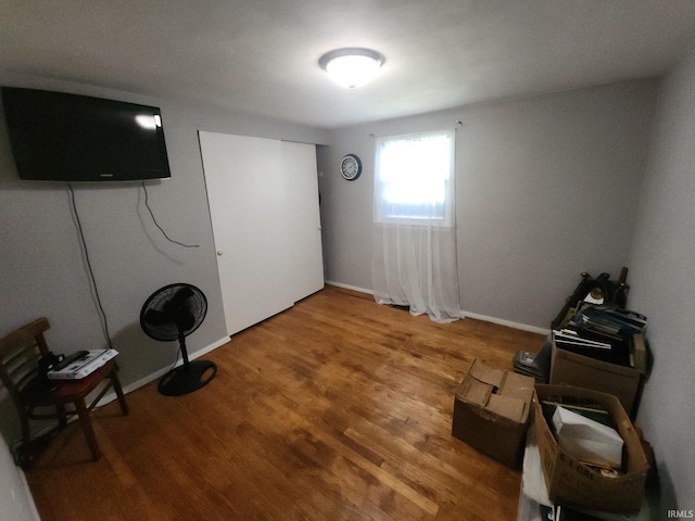 803 Stanley St, Logansport, IN 46947 - misc room with wood finished floors and baseboards