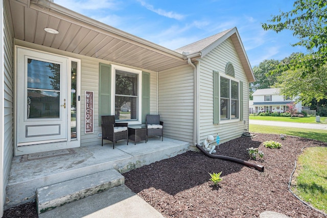 23200 S Oakleaf Dr, Elkhart, IN 46514 - property entrance featuring a porch
