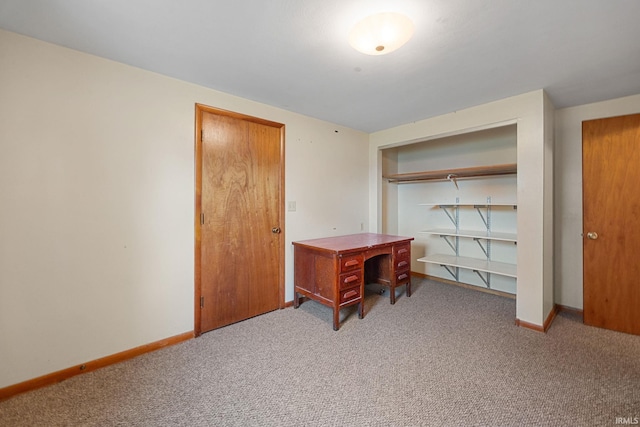 303 N Center St, Boswell, IN 47921 - home office featuring carpet floors