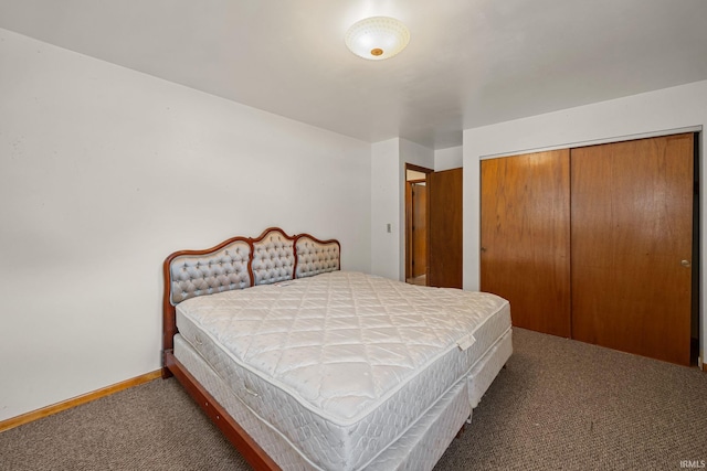 303 N Center St, Boswell, IN 47921 - bedroom featuring carpet floors and a closet