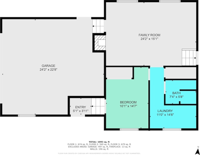 303 N Center St, Boswell, IN 47921 - view of home floor plan