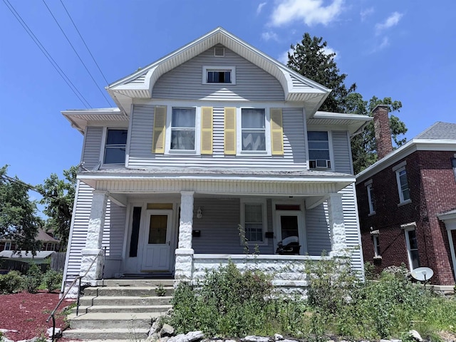 1800 High St, Logansport, IN 46947 - view of front facade with covered porch