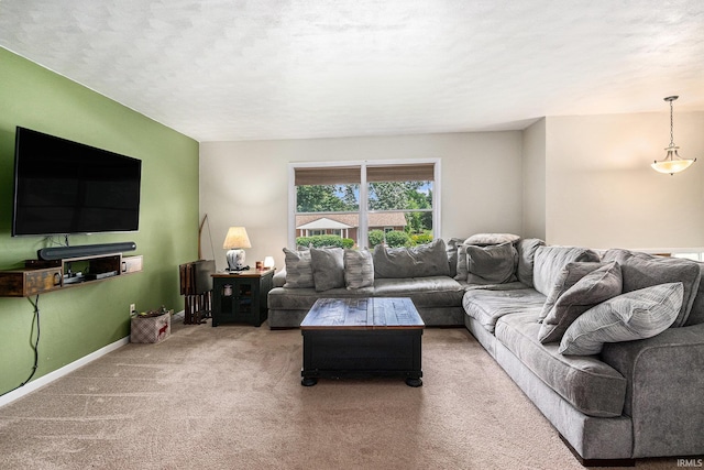 26946 Heather Ln, Elkhart, IN 46514 - living area featuring carpet floors and baseboards