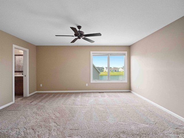 188 Begonia Ct, Fort Wayne, IN 46814 - unfurnished bedroom with carpet flooring, ensuite bathroom, and ceiling fan