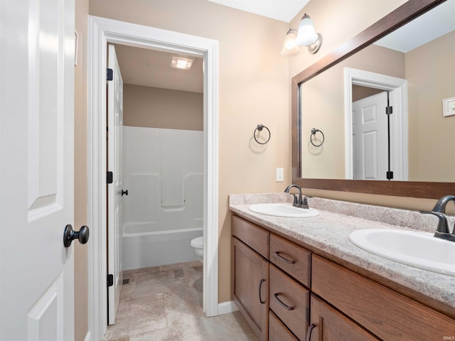 188 Begonia Ct, Fort Wayne, IN 46814 - full bathroom with double vanity and  shower combination