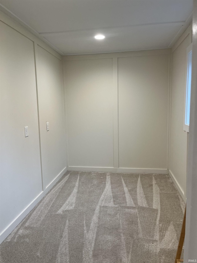 732 Conner Dr, Mishawaka, IN 46544 - carpeted empty room featuring a decorative wall