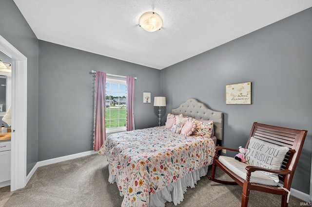 51733 Copperfield Rdg, Granger, IN 46530 - carpeted bedroom with baseboards and a textured ceiling