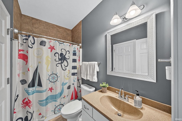 51733 Copperfield Rdg, Granger, IN 46530 - full bathroom featuring vanity and a shower with shower curtain