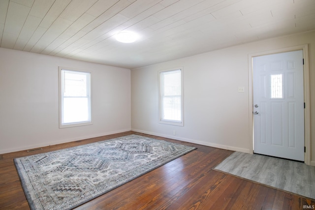 827 W Elm St, Union City, IN 47390 - entrance foyer featuring plenty of natural light and wood finished floors