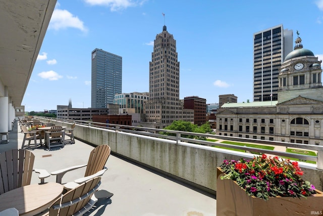 203 E Berry St Unit 1507, Fort Wayne, IN 46802 - patio / terrace featuring a view of city