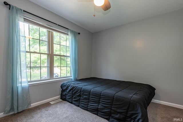 3523 S Tulip Ave, Bloomington, IN 47403 - bedroom featuring carpet flooring and a ceiling fan