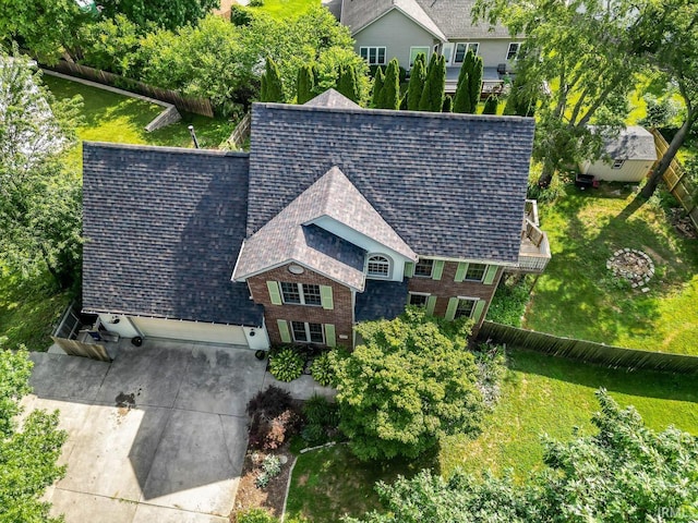 3523 S Tulip Ave, Bloomington, IN 47403 - aerial view of property and surrounding area
