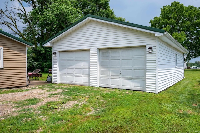 315 Mill St, Geneva, IN 46740 - view of detached garage