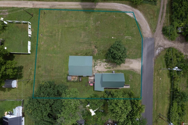 315 Mill St, Geneva, IN 46740 - aerial view of property and surrounding area featuring property parcel outlined