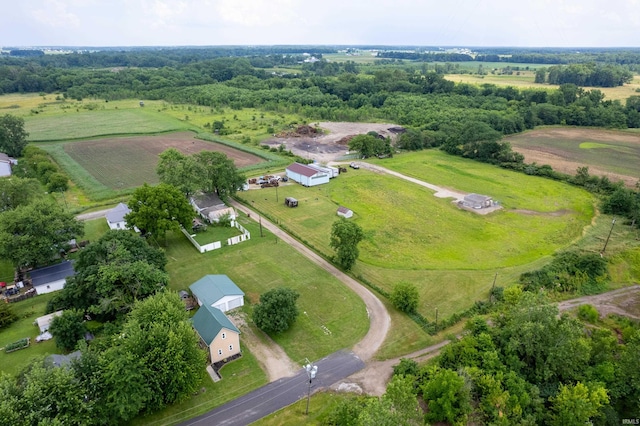 315 Mill St, Geneva, IN 46740 - aerial view of property's location featuring rural landscape