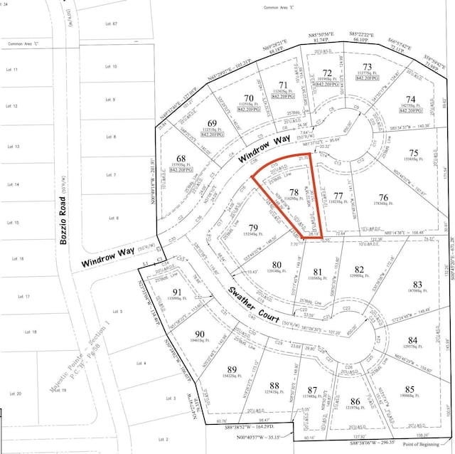 4831 Windrow Way, Fort Wayne, IN 46818 - parcel map