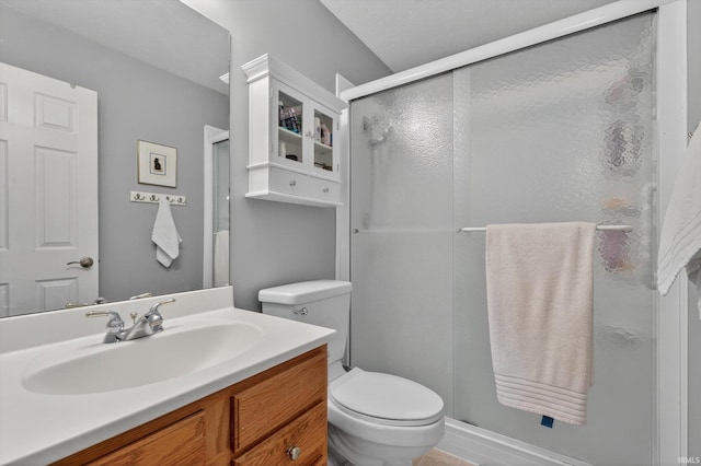 5506 Getty Ct, Granger, IN 46530 - bathroom featuring a stall shower and vanity
