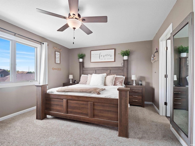 2479 Trillium Cv, Huntertown, IN 46748 - bedroom with light carpet and a ceiling fan