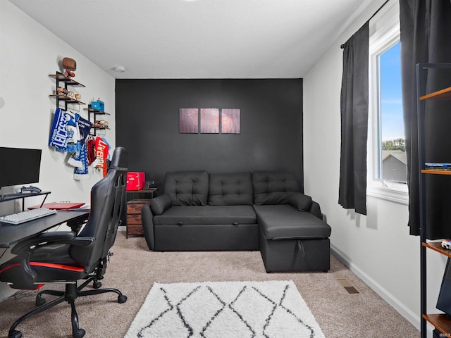 2479 Trillium Cv, Huntertown, IN 46748 - carpeted office featuring baseboards