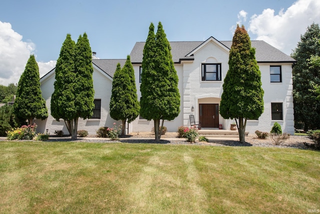 3827 Sunnycroft Pl, West Lafayette, IN 47906 - view of front of house with a front lawn and brick siding