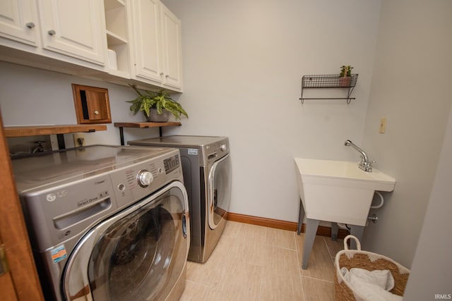 3827 Sunnycroft Pl, West Lafayette, IN 47906 - laundry area featuring cabinet space and washer and dryer