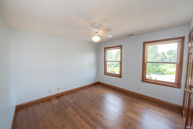 3827 Sunnycroft Pl, West Lafayette, IN 47906 - spare room featuring hardwood / wood-style flooring and a ceiling fan