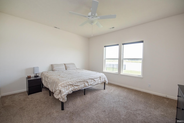 6471 Wallingford St, Lafayette, IN 47905 - carpeted bedroom with baseboards and ceiling fan