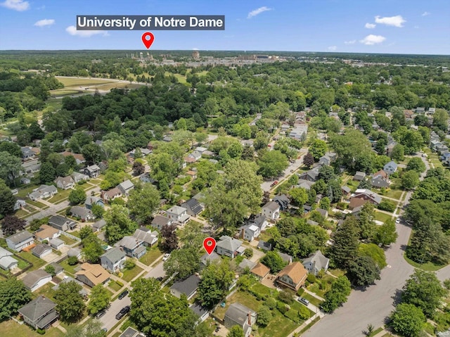 412 Tonti Ave, South Bend, IN 46617 - aerial view of property's location