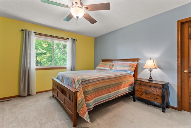 51769 S Saddle Ridge Ln, Granger, IN 46530 - bedroom with carpet flooring and a ceiling fan