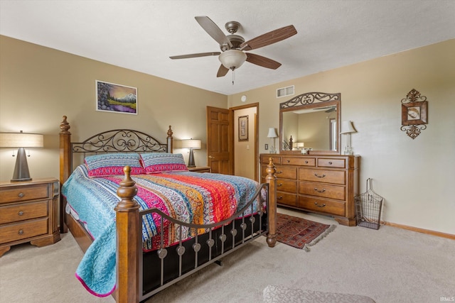 51769 S Saddle Ridge Ln, Granger, IN 46530 - bedroom with carpet floors and ceiling fan
