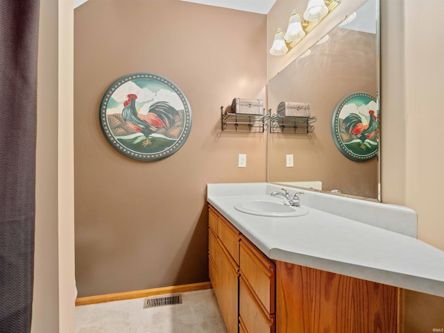 6709 Shag Bark Ct, Fort Wayne, IN 46835 - bathroom with vanity and baseboards