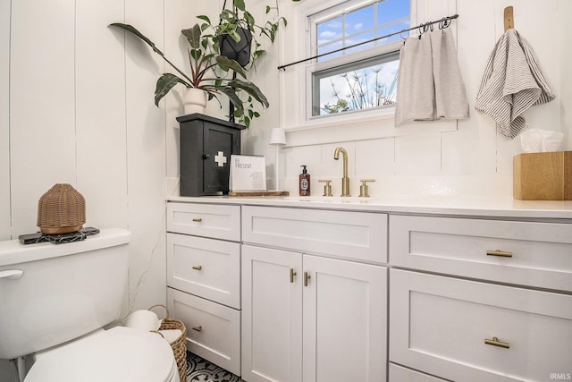 1521 E Beardsley Ave, Elkhart, IN 46514 - bathroom with vanity and toilet