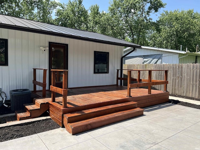 1503 W Ave, Goshen, IN 46526 - wooden deck featuring a patio area