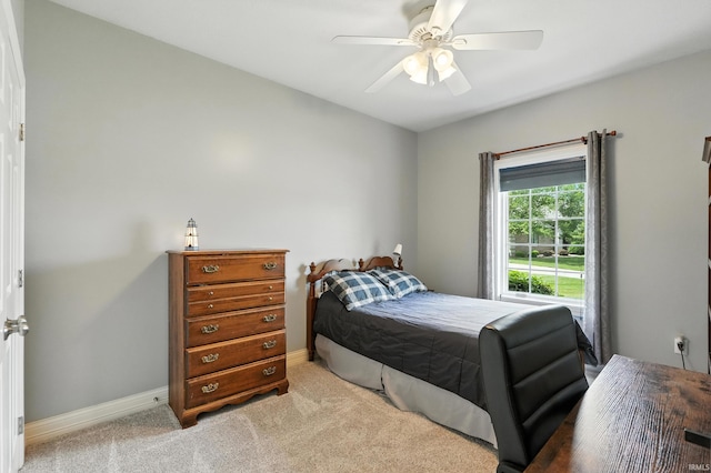 1208 Phaeton Way, Auburn, IN 46706 - carpeted bedroom with baseboards and ceiling fan