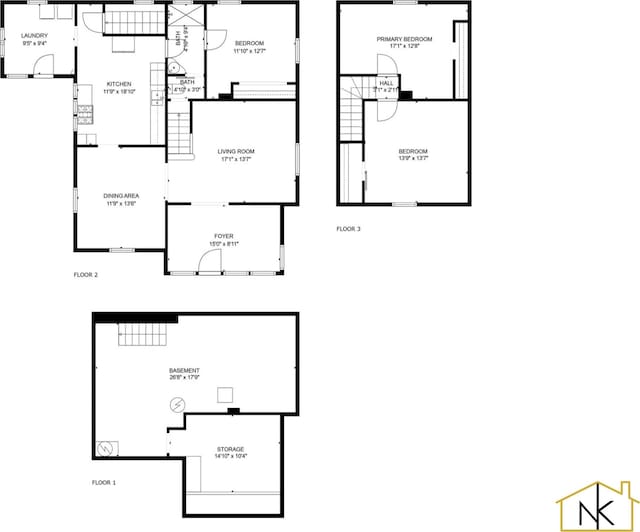 12632 N 325 E, North Manchester, IN 46962 - view of floor plan / room layout