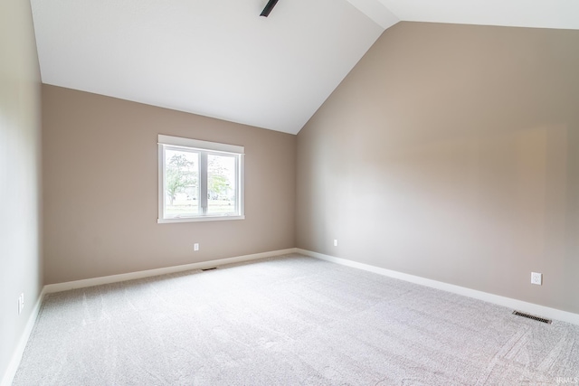 7751 Luna Way, Fort Wayne, IN 46835 - unfurnished room featuring light carpet and lofted ceiling