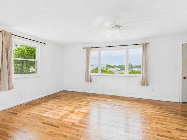 203 E Plum St, Frankton, IN 46044 - empty room with healthy amount of natural light and light wood-type flooring
