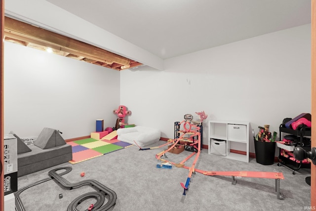 16619 Amethyst Pkwy, Fort Wayne, IN 46845 - playroom with carpet flooring and baseboards