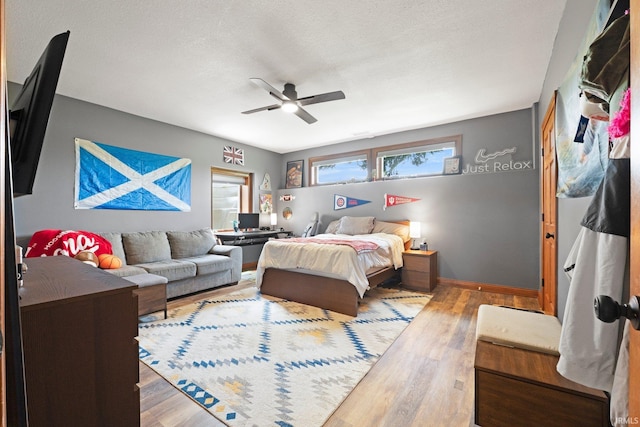 16619 Amethyst Pkwy, Fort Wayne, IN 46845 - bedroom featuring wood finished floors and a ceiling fan