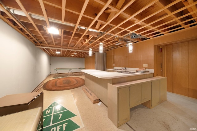 1202 Park Ave, New Haven, IN 46774 - view of finished basement
