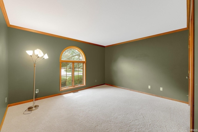1102 Cabriolet Blvd, Auburn, IN 46706 - spare room with crown molding and carpet floors