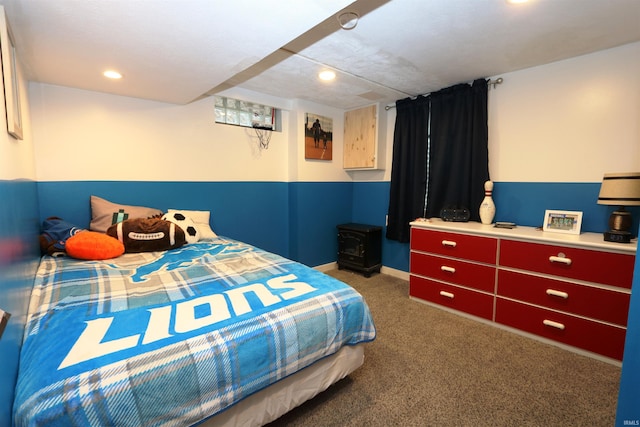 1015 W Battell St, South Bend, IN 46545 - carpeted bedroom featuring recessed lighting