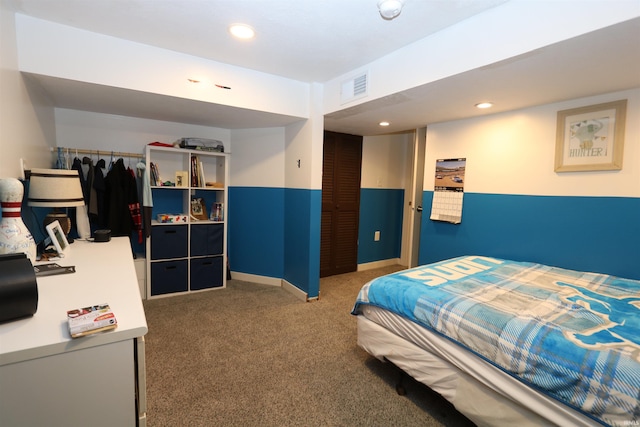 1015 W Battell St, South Bend, IN 46545 - bedroom featuring carpet floors and recessed lighting