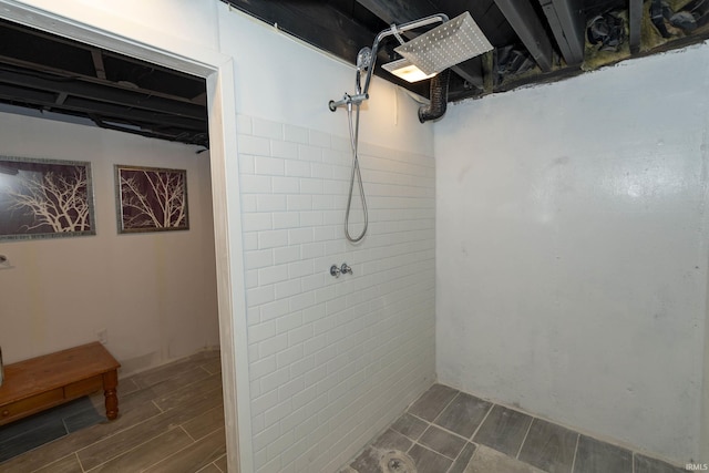 2714 Erskine Blvd, South Bend, IN 46614 - basement featuring wood tiled floors