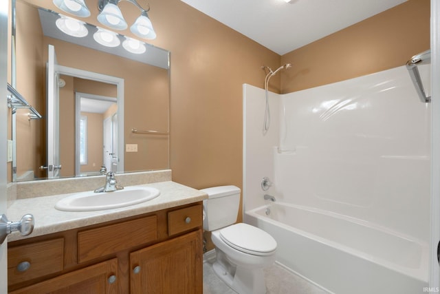 12828 Palazzo Blvd, Fort Wayne, IN 46845 - bathroom featuring vanity, bathing tub / shower combination, and tile patterned floors