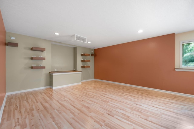 12828 Palazzo Blvd, Fort Wayne, IN 46845 - spare room featuring wood finished floors and recessed lighting