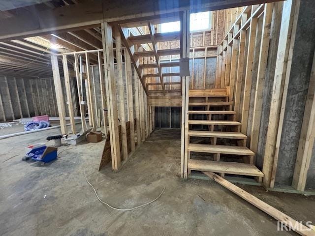 521 W Liberty St, Butler, IN 46721 - basement with stairway