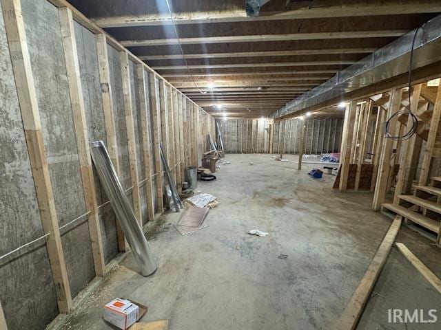 521 W Liberty St, Butler, IN 46721 - view of unfinished basement